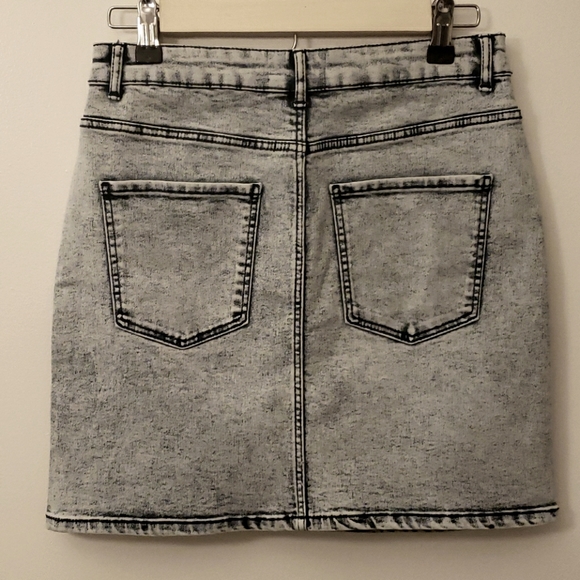 Zara Washed Effect Mini Skirt - Picture 4 of 7